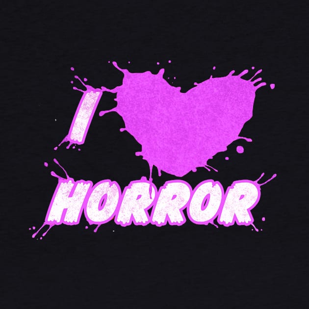 I Heart Horror Splatter pastel goth kawaii by xenotransplant